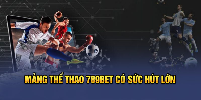 Mảng thể thao 789bet có sức hút lớn